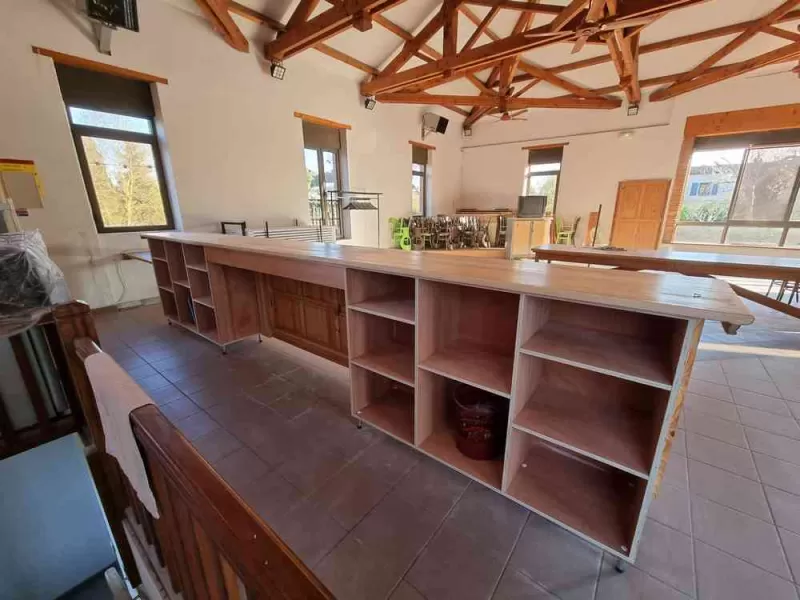 Modification meuble en bar salle des fets, L'Isle-en-Dodon, Menuiserie Agencement Delon
