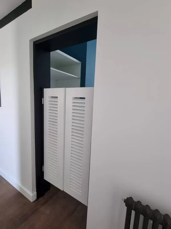 Installation de porte persienne, L'Isle-en-Dodon, Menuiserie Agencement Delon