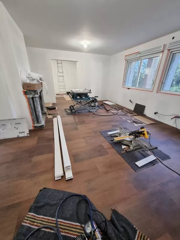 Pose parquet vinyle, L'Isle-en-Dodon, Menuiserie Agencement Delon