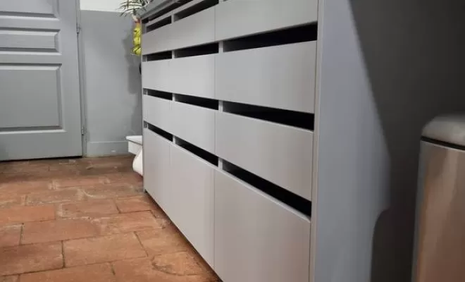 Agencement cabinet vétérinaire, L'Isle-en-Dodon, Menuiserie Agencement Delon