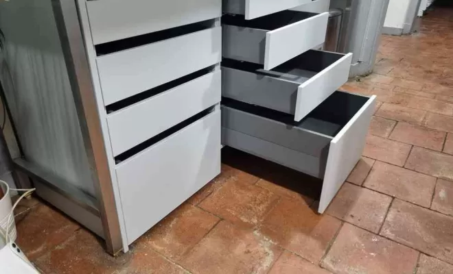 Agencement cabinet vétérinaire, L'Isle-en-Dodon, Menuiserie Agencement Delon
