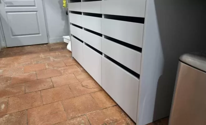 Agencement cabinet vétérinaire, L'Isle-en-Dodon, Menuiserie Agencement Delon