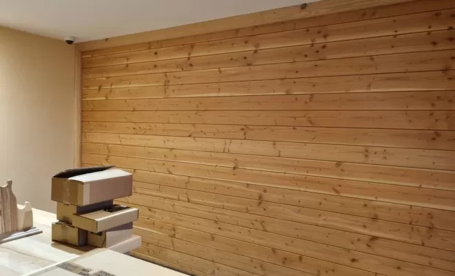 Pose de bardage intérieur, L'Isle-en-Dodon, Menuiserie Agencement Delon