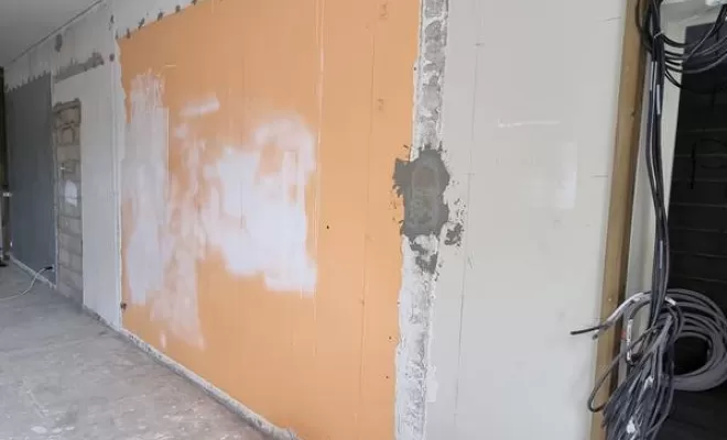 Pose de bardage intérieur, L'Isle-en-Dodon, Menuiserie Agencement Delon