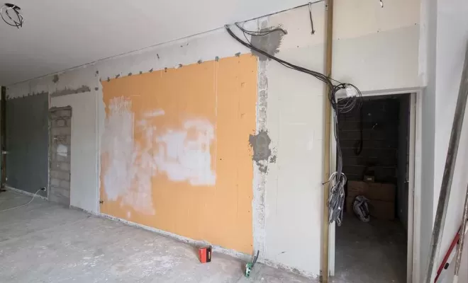 Pose de bardage intérieur, L'Isle-en-Dodon, Menuiserie Agencement Delon