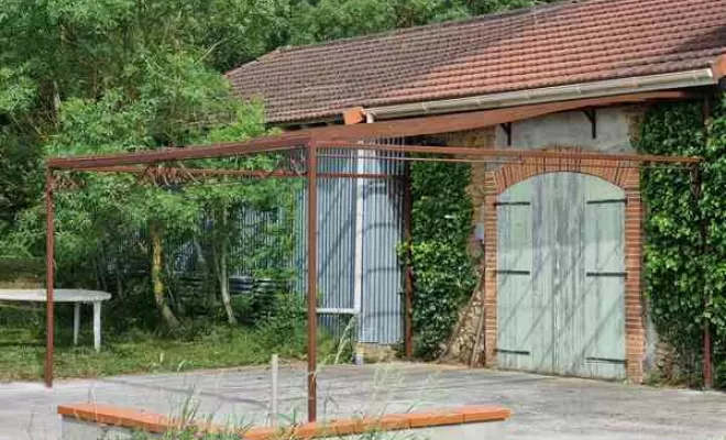 Fabrication pose pergola, L'Isle-en-Dodon, Menuiserie Agencement Delon