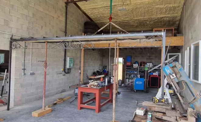 Fabrication pose pergola, L'Isle-en-Dodon, Menuiserie Agencement Delon