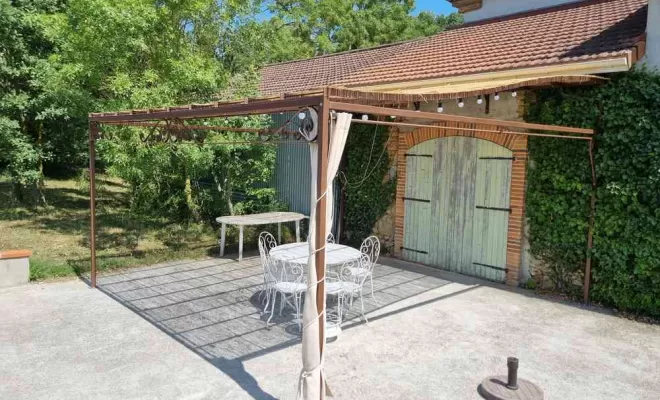 Fabrication pose pergola, L'Isle-en-Dodon, Menuiserie Agencement Delon