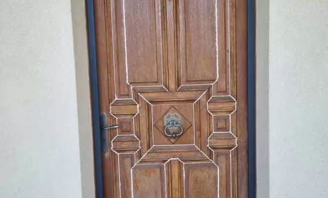 Remplacement porte d'entrée, L'Isle-en-Dodon, Menuiserie Agencement Delon