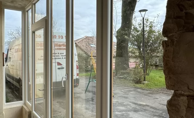 Pose d'une façade de véranda PVC sur mesure à Monties et ses alentours., L'Isle-en-Dodon, Menuiserie Agencement Delon